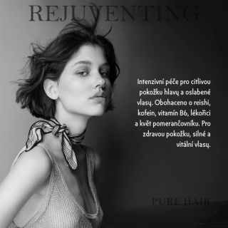 REJUVENATING Zdraví vlasů začíná péčí o pokožku hlavy. Řada Rejuvenating je navržena tak, aby zklidnila citlivou pokožku...