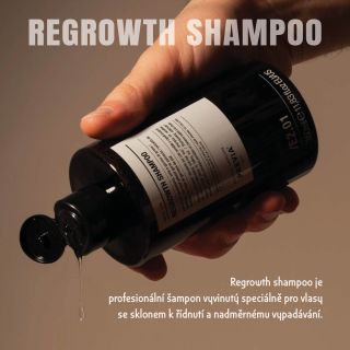 💆‍♀️ REGROWTH SHAMPOO Regenerační šampon pro podporu růstu vlasů od Previa HairCare šetrně čistí pokožku hlavy a aktivuje...