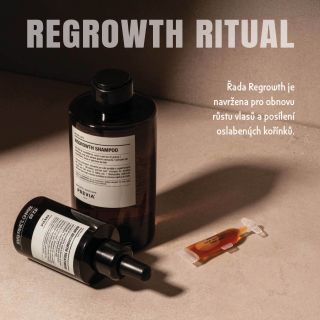 REGROWTH RITUAL Řada Regrowth od Previa HairCare je navržena pro obnovu růstu vlasů a posílení oslabených kořínků. Díky...
